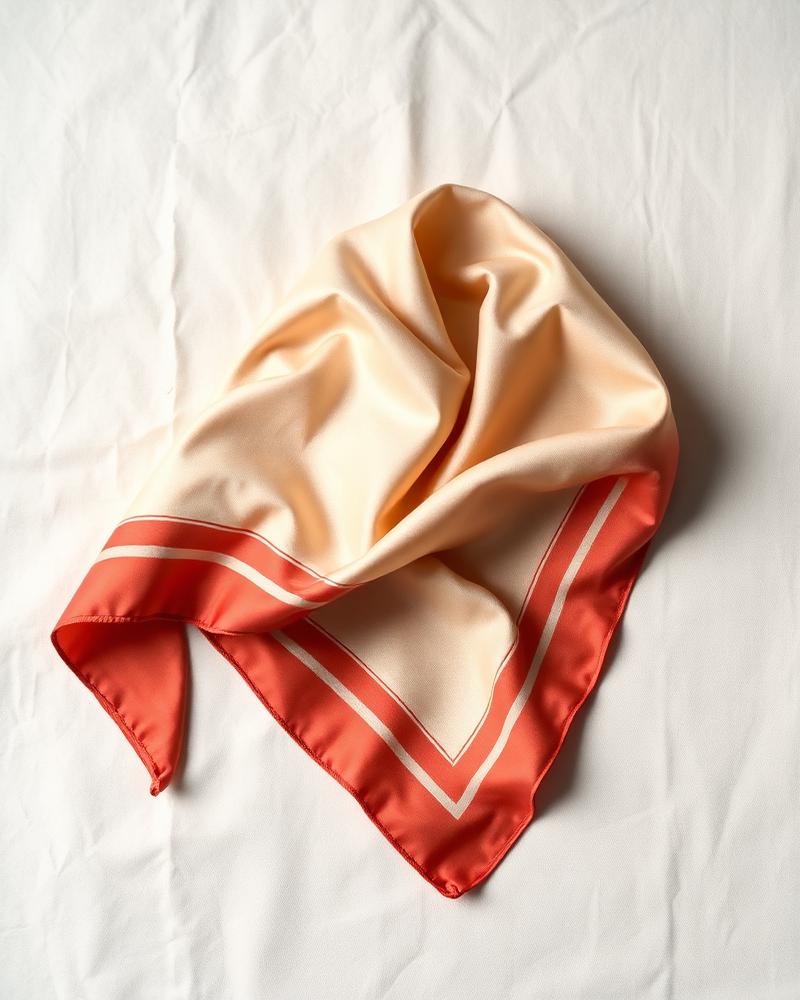 Hermès Carré vintage, tonos coral